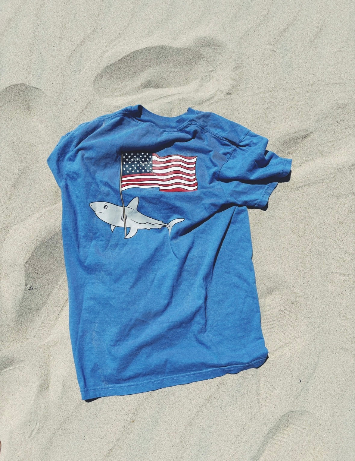 Patriotic Great White T-Shirt