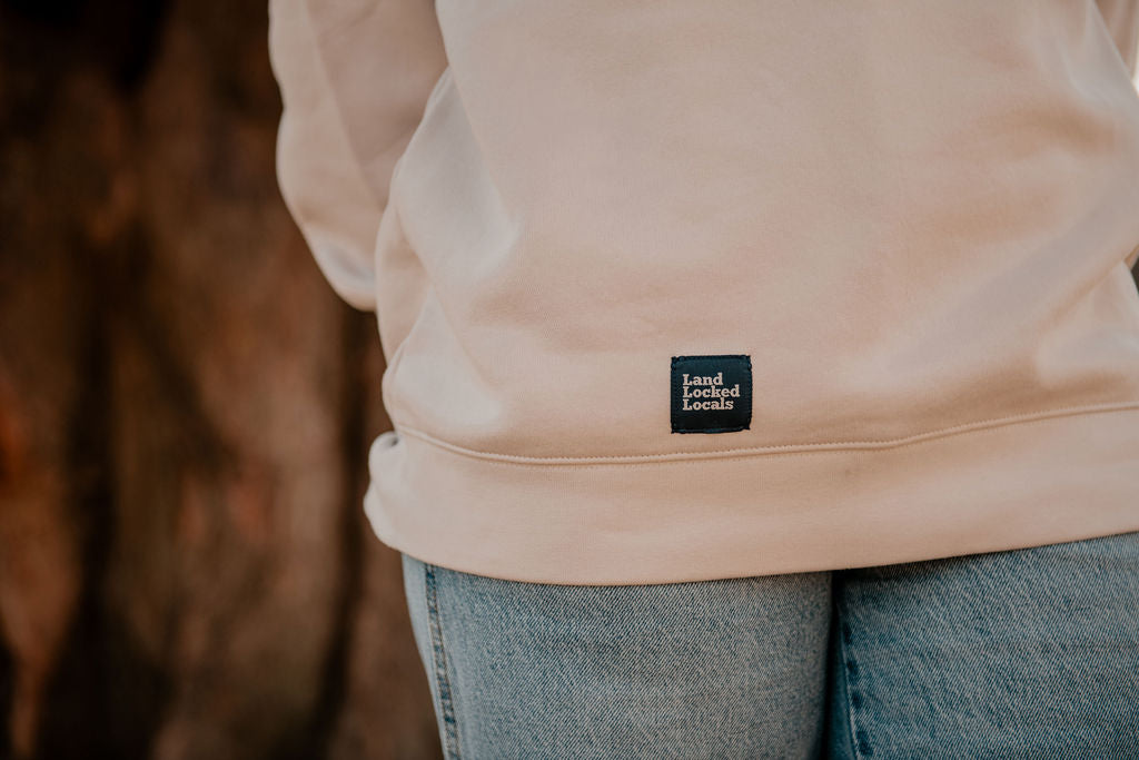 Surfing Pup Patch Crewneck