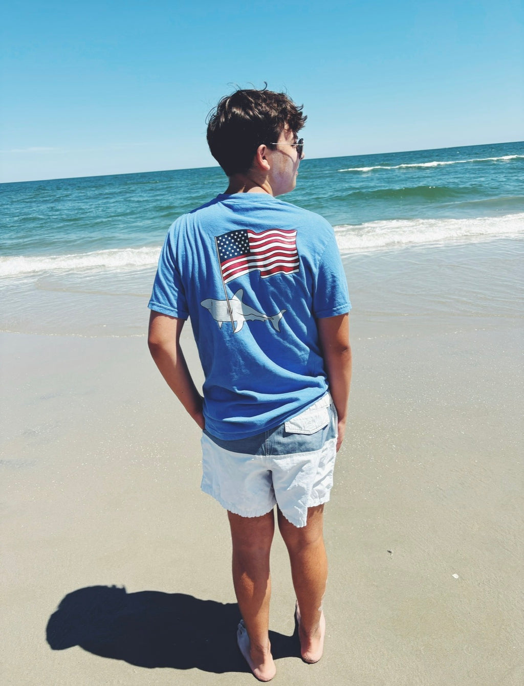 Patriotic Great White T-Shirt