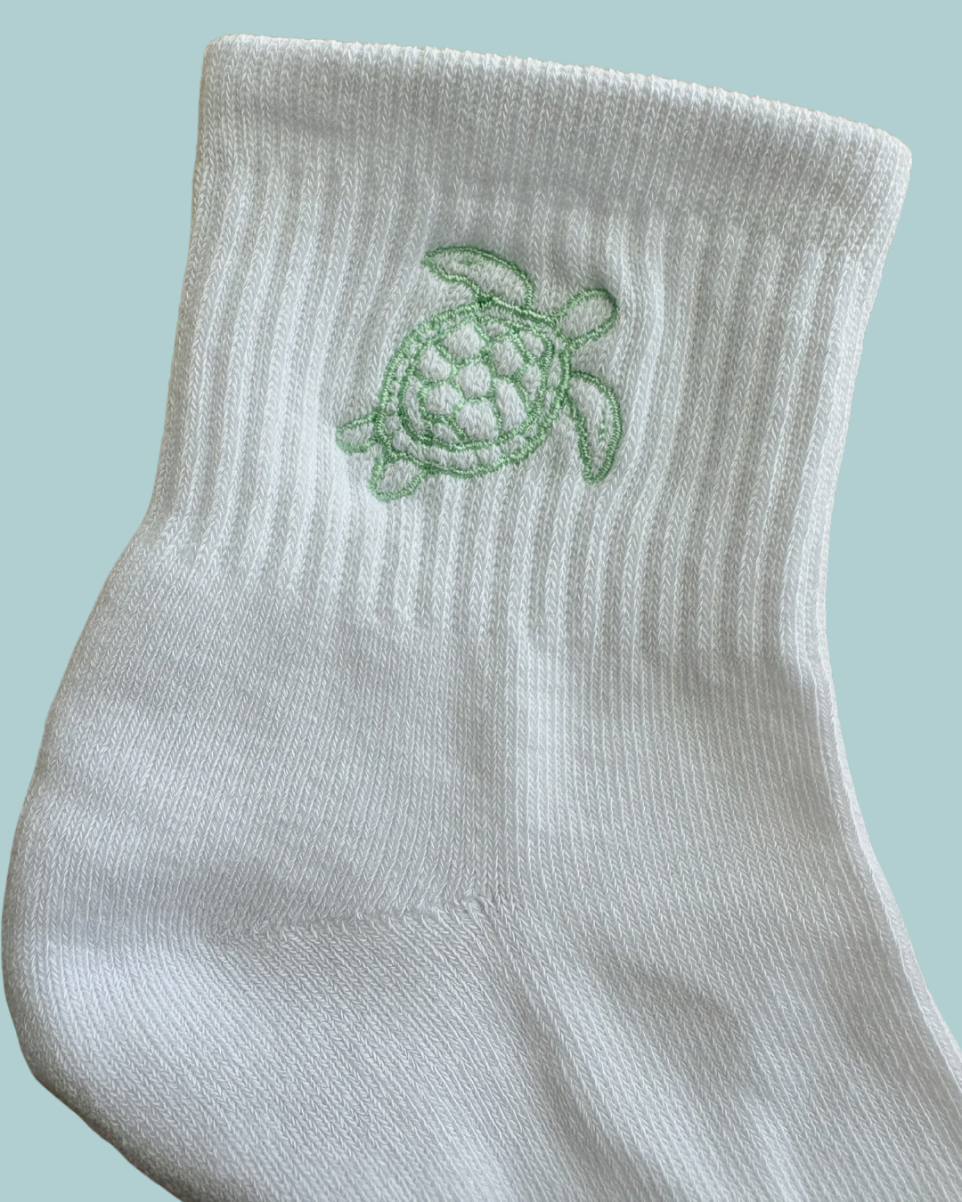 Embroidered Crew Socks