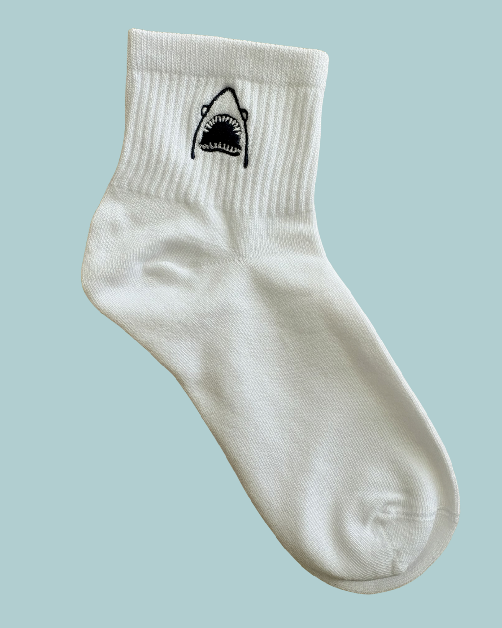 Embroidered Crew Socks