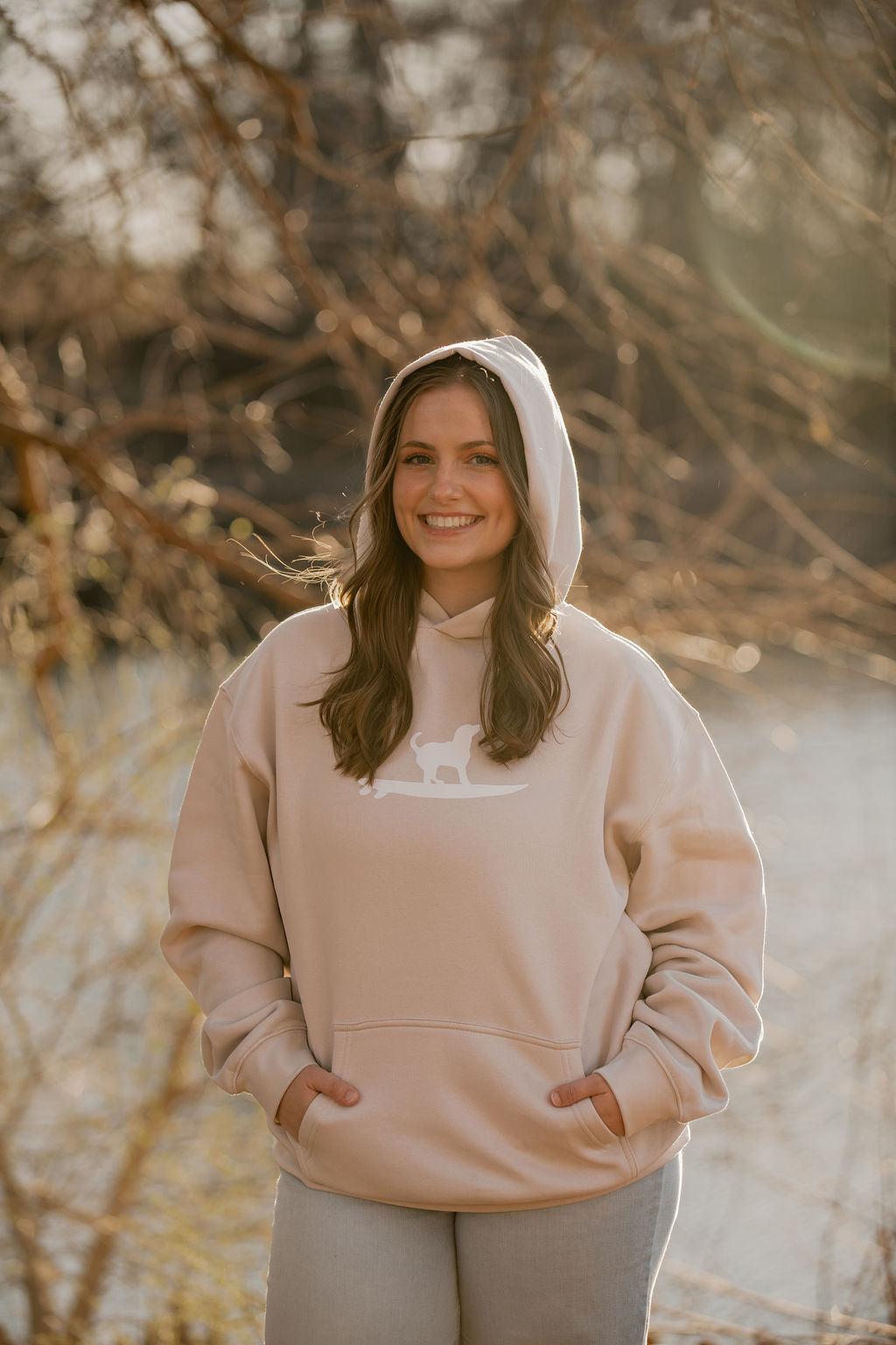 Surfing Pup Hoodie
